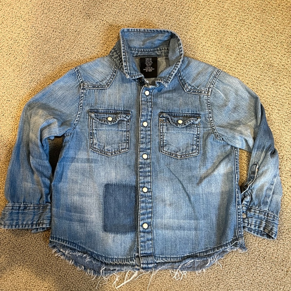 H&M Denim Button Down Shirt